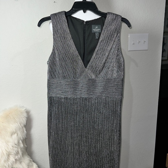 NWT Adrianna Papell Chainmail Sleeveless Sheath Dress - Picture 6 of 13
